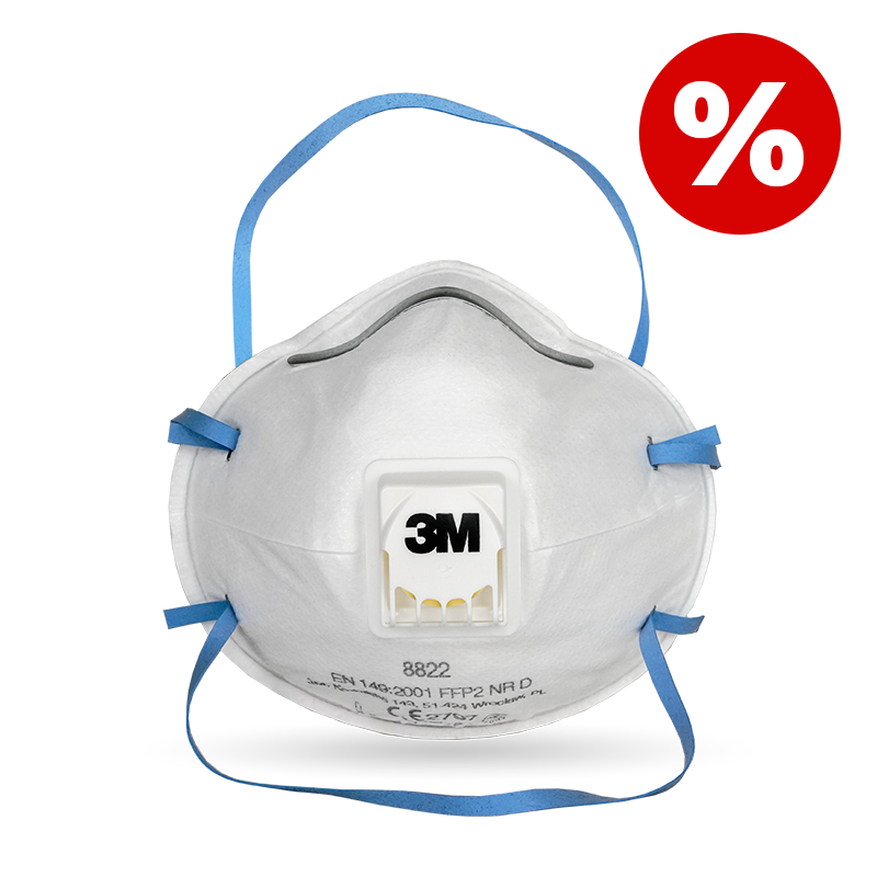 3M FFP2 Maske mit Klimaventil 8822 – 10 x 10er Box