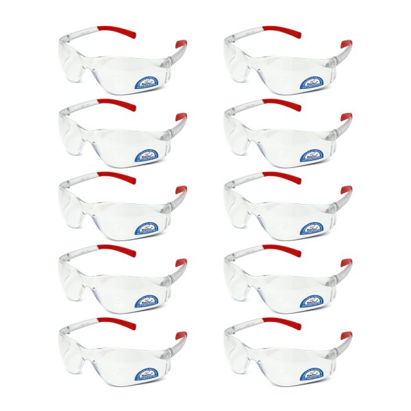 Sicherheitsbrille RED MIRROR Clear – Bild 6