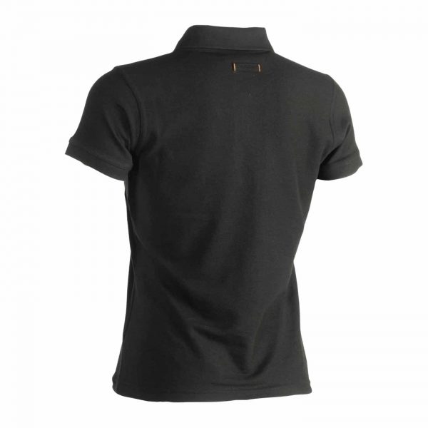 Polo kurzarm für Damen - FREYA schwarz – Bild 2
