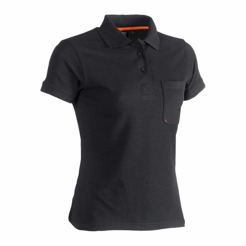 Polo kurzarm für Damen - FREYA schwarz