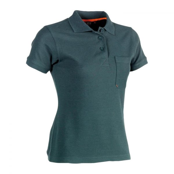 Polo kurzarm für Damen - FREYA gruen