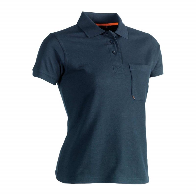 Polo kurzarm für Damen - FREYA marineblau