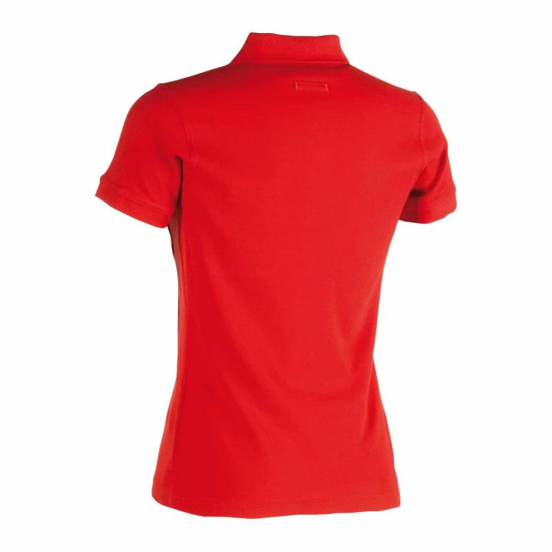 Polo kurzarm für Damen - FREYA rot – Bild 2