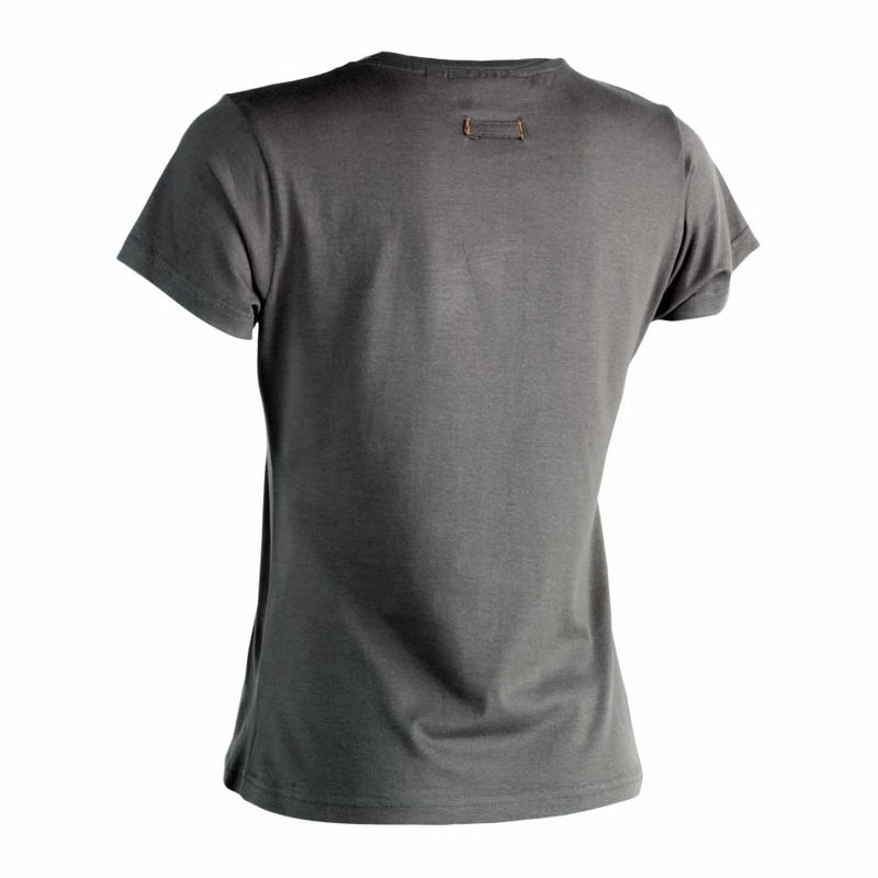 T-Shirt kurzarm für Damen - EPONA grau – Bild 2