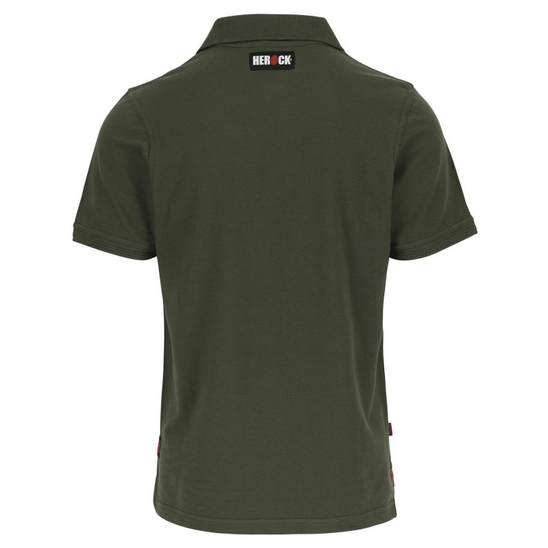 Polo kurzarm - LEVI dunkelkhaki – Bild 2
