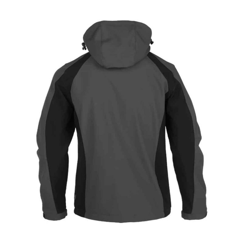 Softshell Jacke - TRYSTAN grau/schwarz – Bild 2
