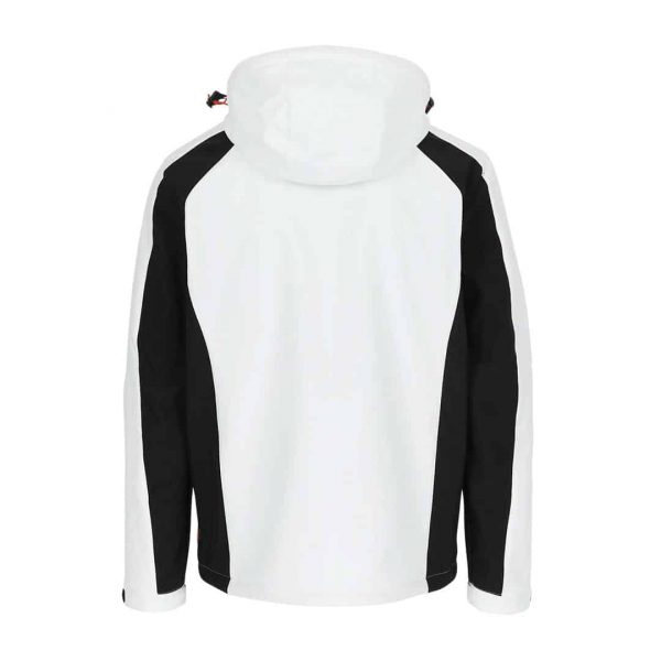 Softshell Jacke - TRYSTAN weiß/schwarz – Bild 2
