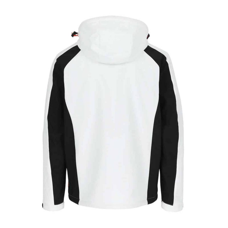 Softshell Jacke - TRYSTAN weiß/schwarz – Bild 2
