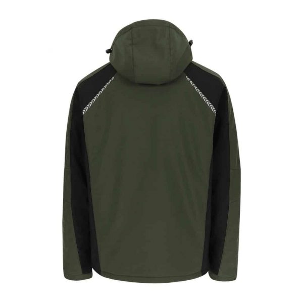 Softshell Jacke - TARIS khaki/schwarz – Bild 2