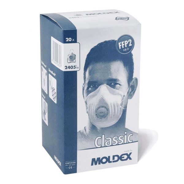 Moldex FFP2 NR D Maske mit Ventil - 20er Pack – Bild 2