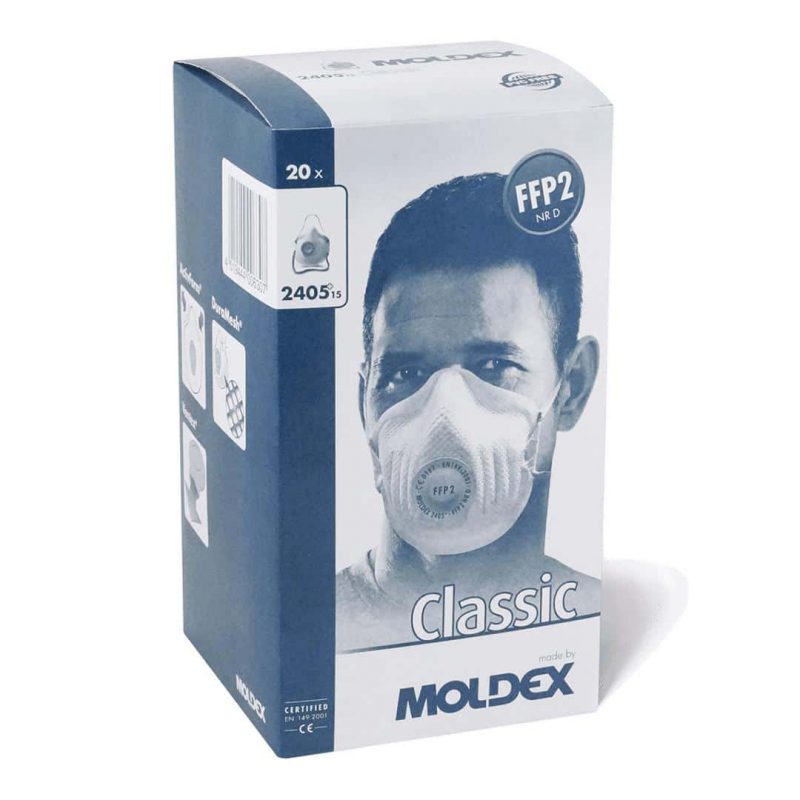 Moldex FFP2 NR D Maske mit Ventil - 20er Pack – Bild 2