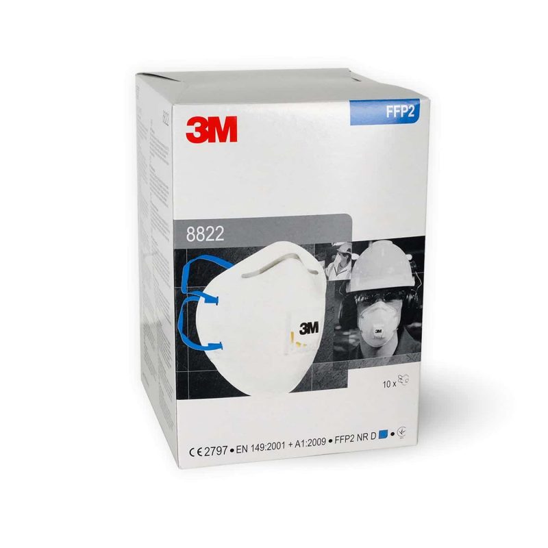 3M FFP2 Maske mit Klimaventil 8822 - 10er Box – Bild 6