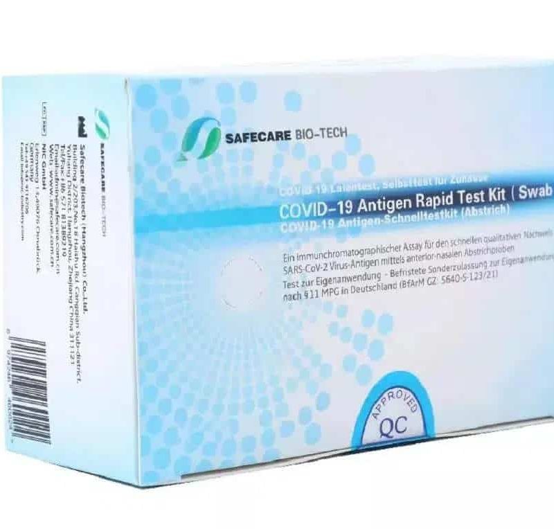 SAFECARE Antigen Schnelltest 3 in 1 Kit - 25er Box