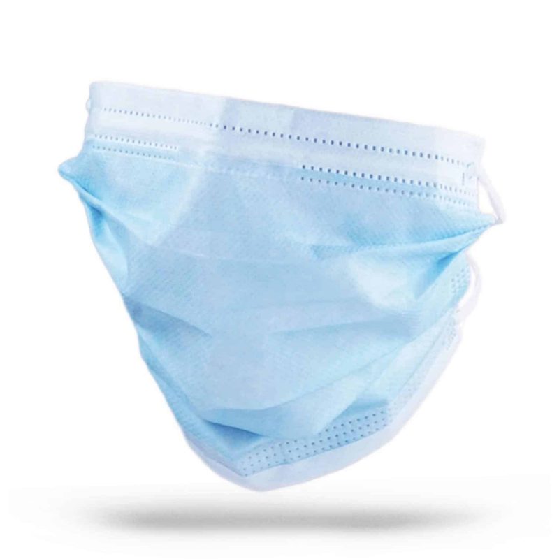 OP-Masken für Atemschutz blau - 50er Set 3-lagig