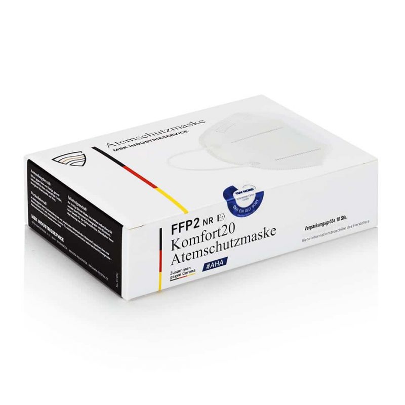 FFP2 Maske weiß - Komfort20 – Bild 2