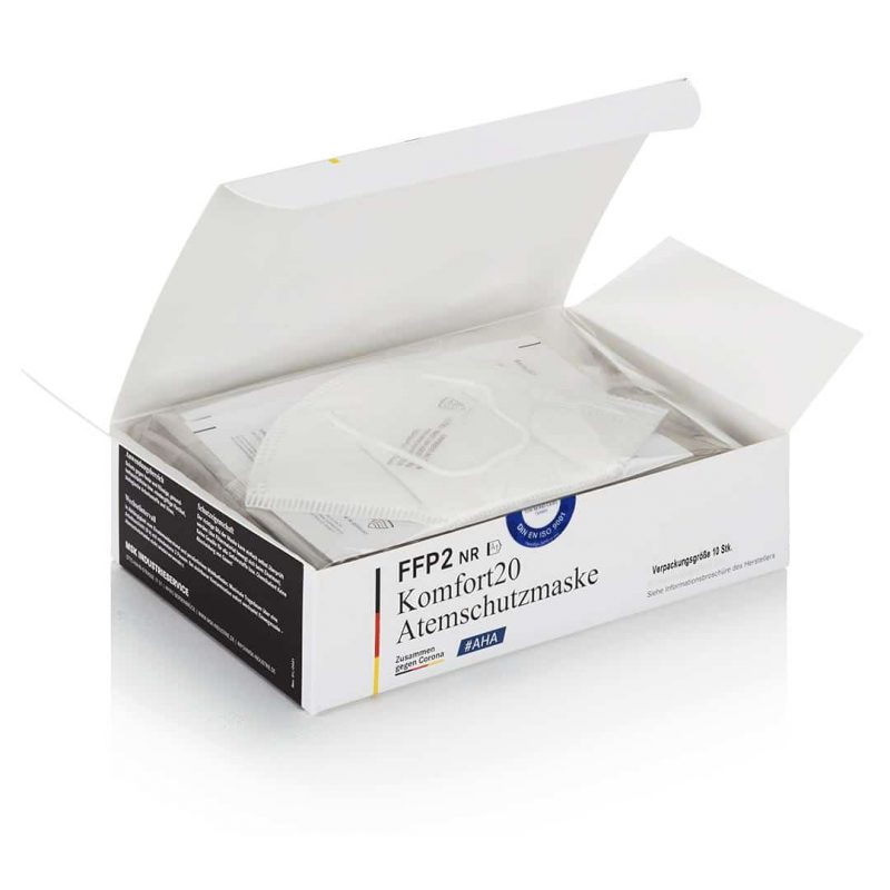 FFP2 Maske weiß - Komfort20 – Bild 4