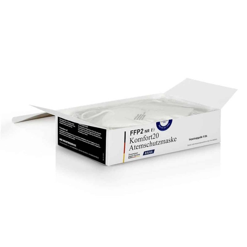 FFP2 Maske weiß - Komfort20 – Bild 3