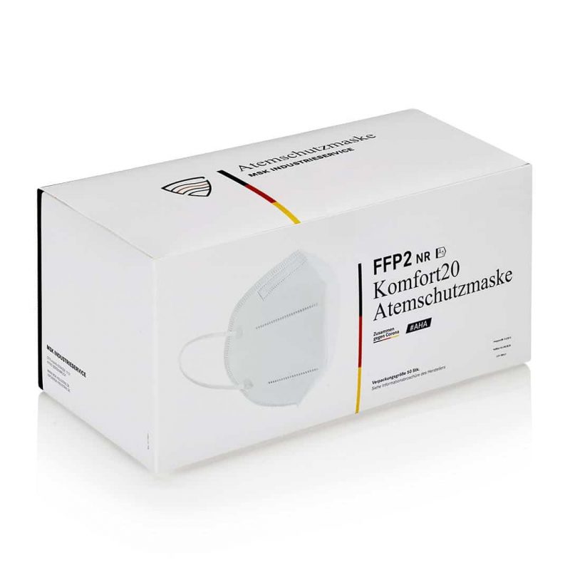 FFP2 Maske weiß - Komfort20 – Bild 7
