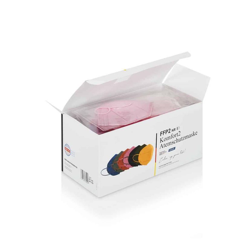 FFP2 Masken Rainbow (10 Farben in einer Box) – Bild 7