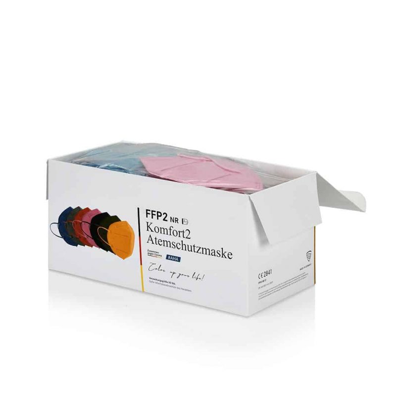 FFP2 Masken Rainbow (10 Farben in einer Box) – Bild 9