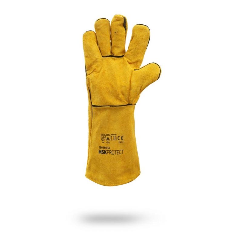 MSK MyGrip Heat Rindspaltleder-Schweißerhandschuhe