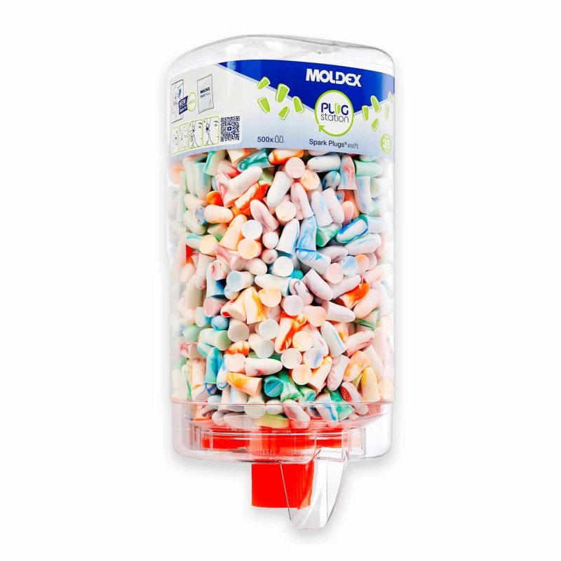 Ohrstopfen SPARKS PLUG - PlugStation 500 Gehörschutzspender