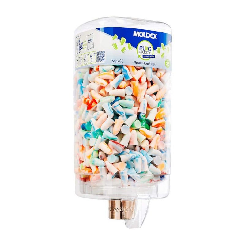 Ohrstopfen SPARKS PLUG - PlugStation 500 antimicrobial