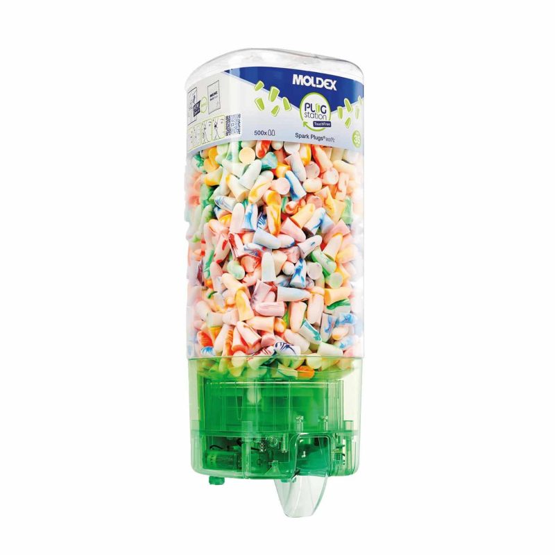 Ohrstopfen SPARKS PLUG - PlugStation TouchFree - 500 Paar