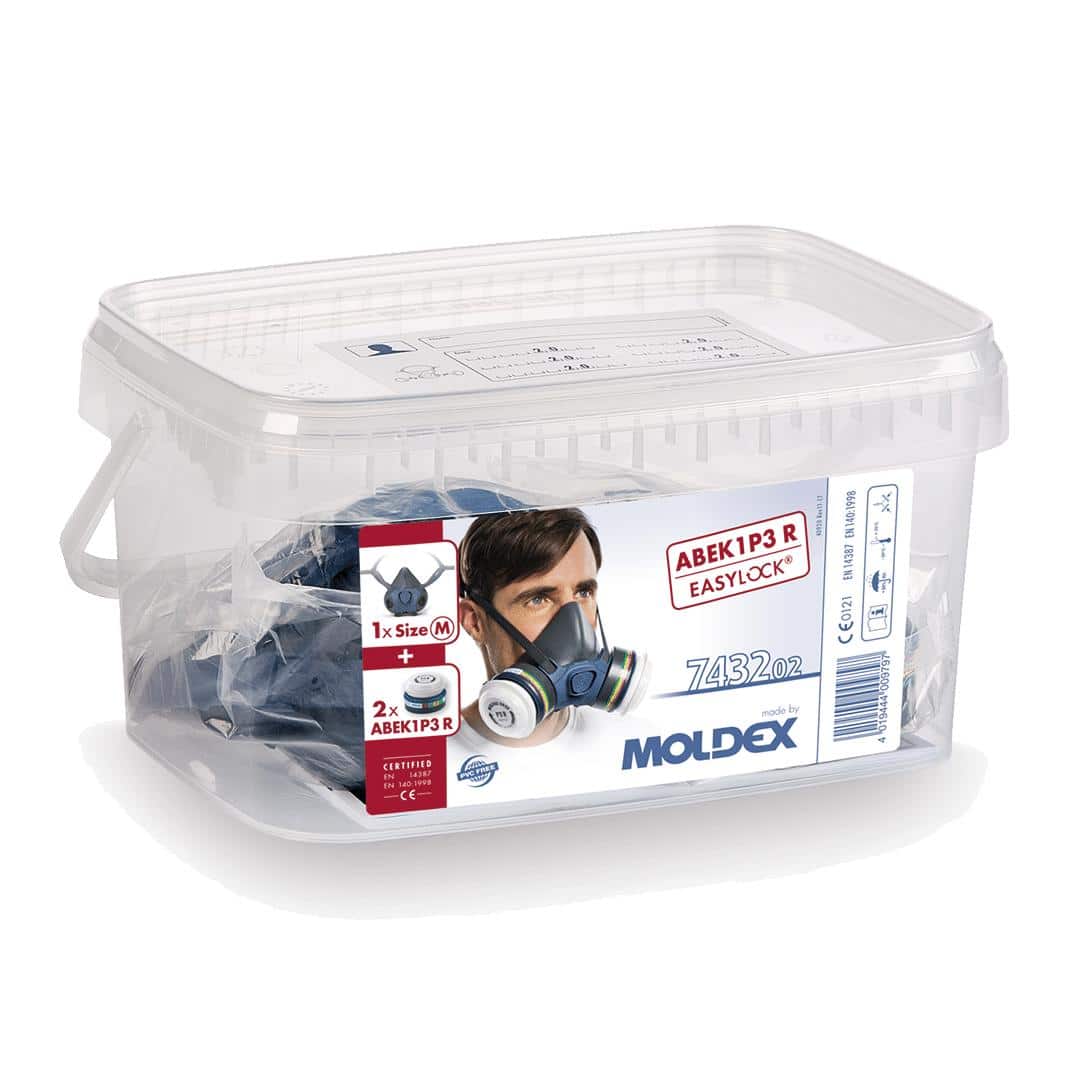 Moldex Ready Pack 743202 - Halbmaske mit ABEK1 P3 R Filter – Bild 2