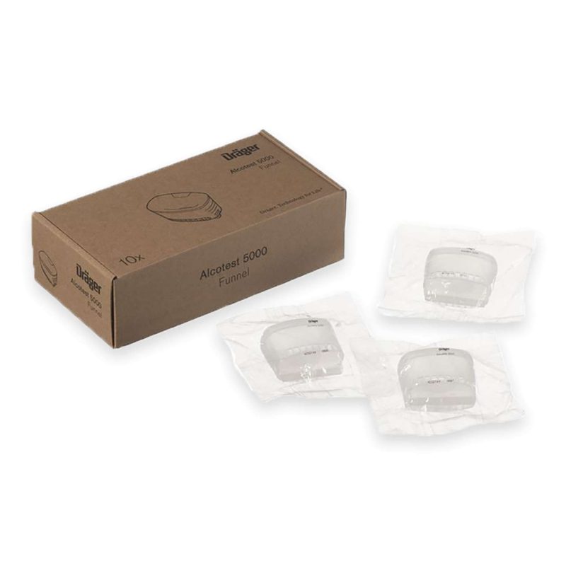 Dräger Trichter-Mundstück für Alcotest 5000 - 10er Pack – Bild 3
