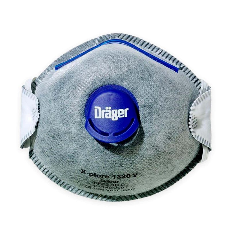 Dräger X-plore 1320 mit Ventil - FFP2 Maske NR D - 10er Box – Bild 2