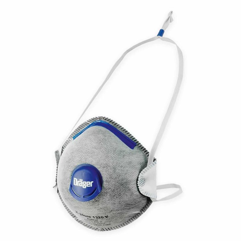 Dräger X-plore 1320 mit Ventil - FFP2 Maske NR D - 10er Box