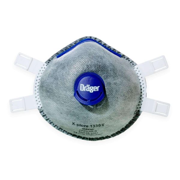 Dräger X-plore 1330 mit Ventil - FFP3 Maske NR D - 5er Box – Bild 2