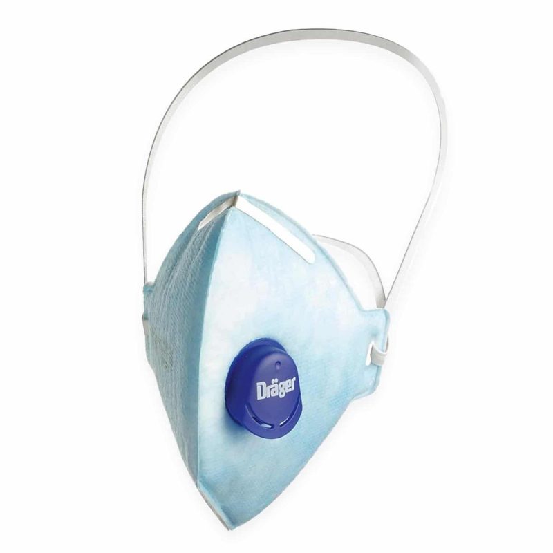 Dräger X-plore 1720 mit Ventil - FFP2 Maske NR D - 10er Box