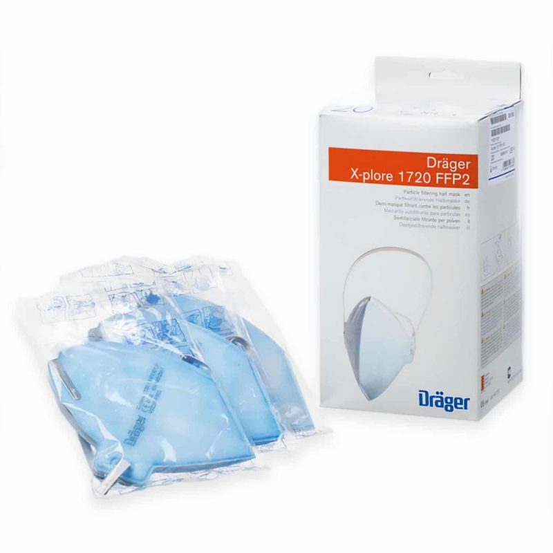 Dräger X-plore 1720 FFP2 Maske NR D - 20er Box – Bild 3