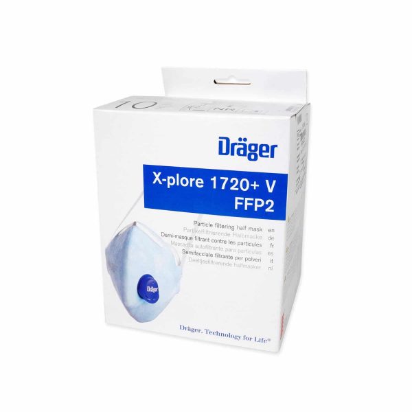 Dräger X-plore 1720 Plus - FFP2 Maske NR D mit Ventil - 10er Box – Bild 4