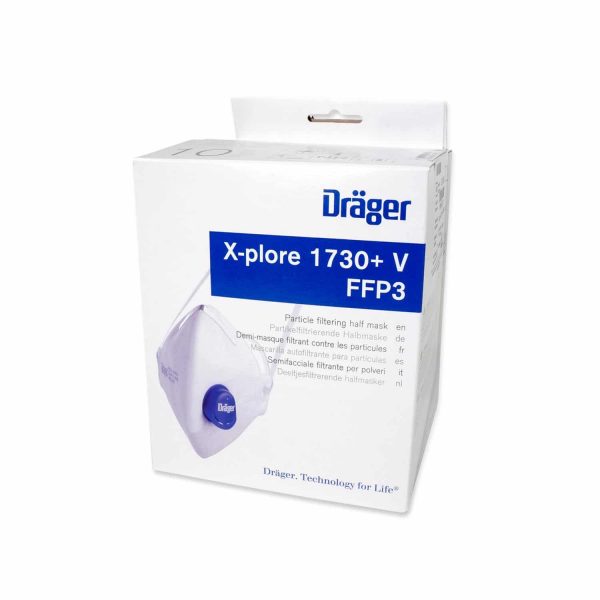 Dräger X-plore 1730 Plus - FFP3 Maske NR D mit Ventil - 10er Box – Bild 3