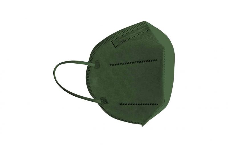FFP2 Masken Olivgrün Displaybox 50er – Bild 2