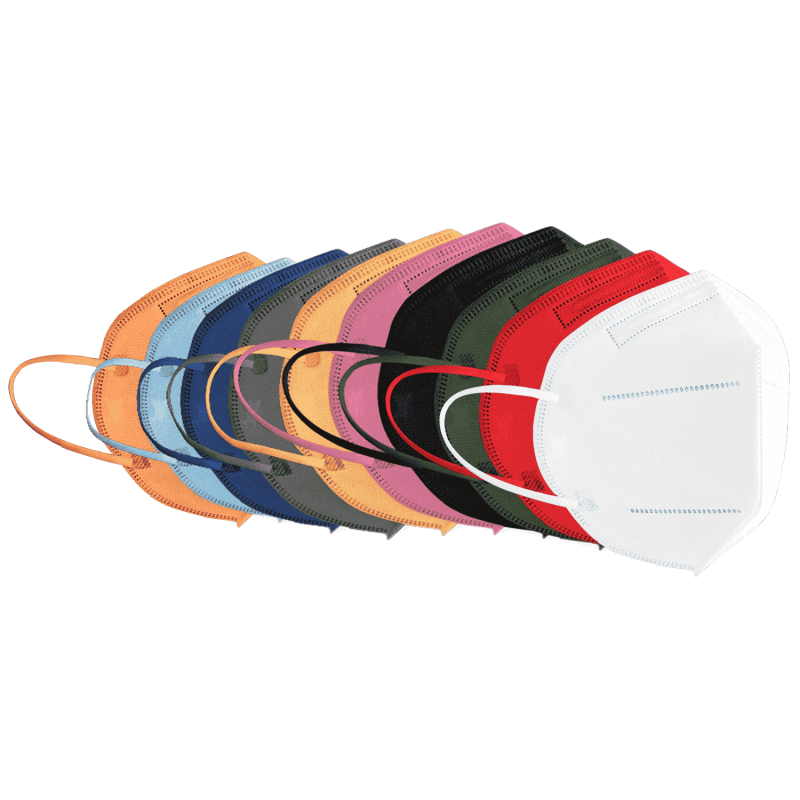 FFP2 Masken Rainbow (10 Farben in einer Box) – Bild 2