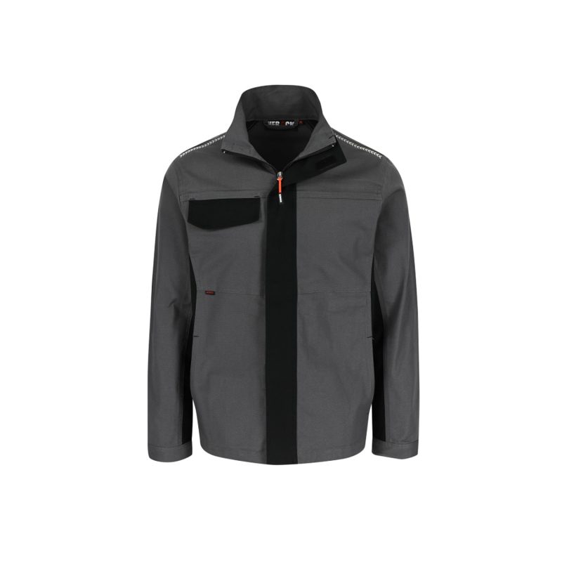 Herren Arbeitsjacke Drago | Kohle/Schwarz