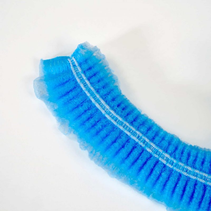 MSK Haarnetz - Kopfhauben blau 100er Pack – Bild 3