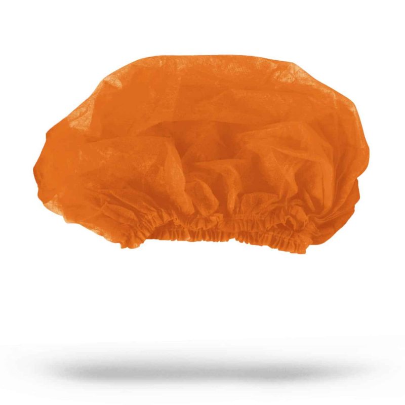 MSK Haarnetz - Kopfhauben orange 100er Pack