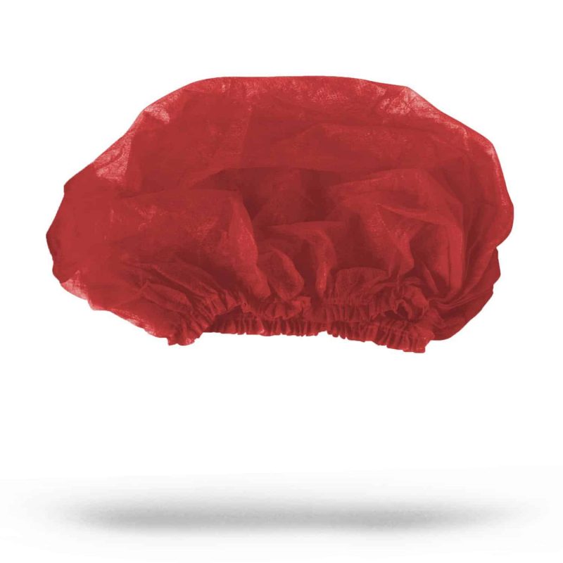 MSK Haarnetz - Kopfhauben rot 100er Pack