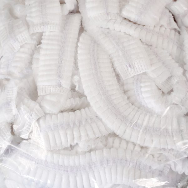 MSK Haarnetz - Kopfhauben weiß 100er Pack – Bild 3