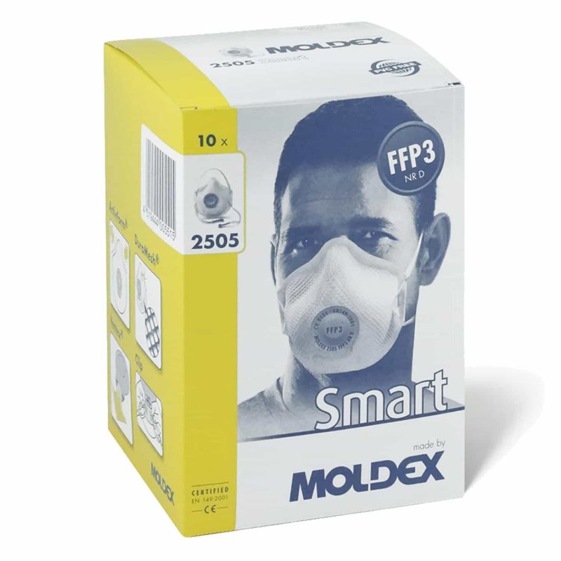 Moldex FFP3 Maske Smart mit Ventil NR D - 10er Box – Bild 3
