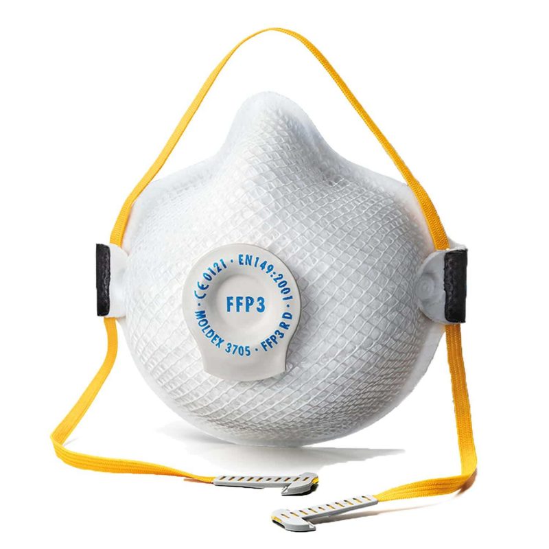 Moldex FFP3 Maske Air Seal mit Klimaventil R D - 8er Box einzelverpackt