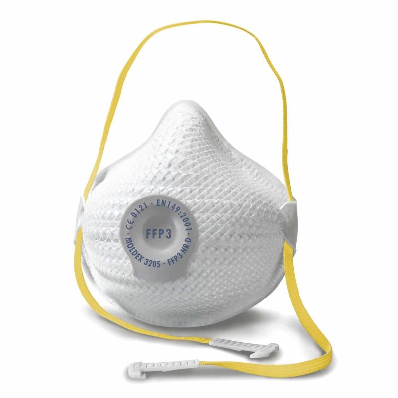 Moldex FFP3 Maske Air mit Ventil NR D - Größe M/L - 10er Box einzelverpackt