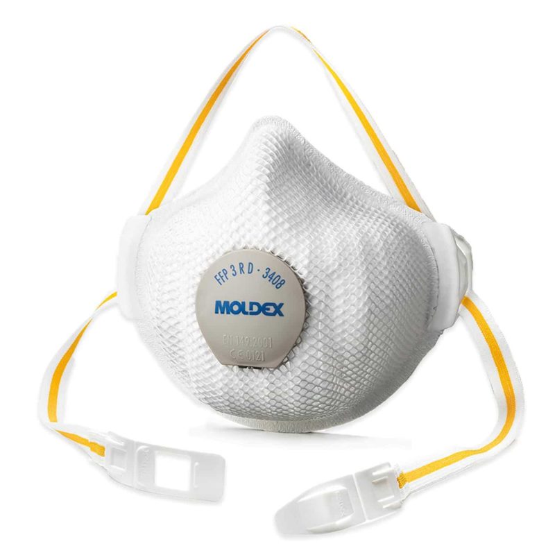 Moldex FFP3 Maske Air Plus Pro Valve mit Dichtlippe und Klimaventil R D - 5er Box einzelverpackt