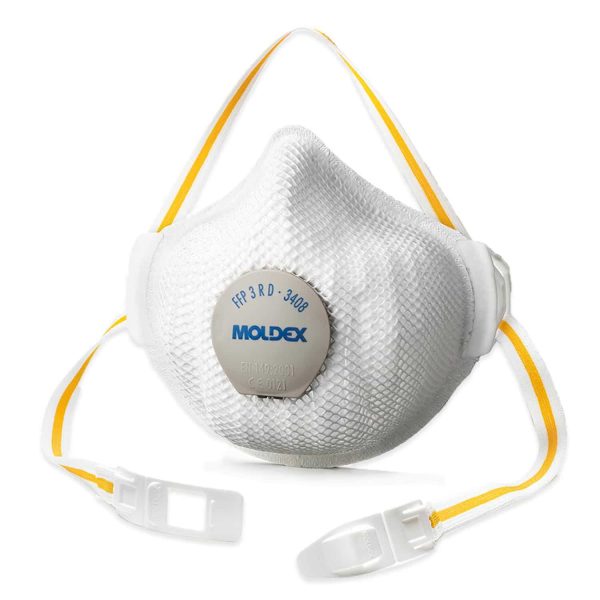 Moldex FFP3 Maske Air Plus Pro Valve mit Dichtlippe und Klimaventil R D - 5er Box