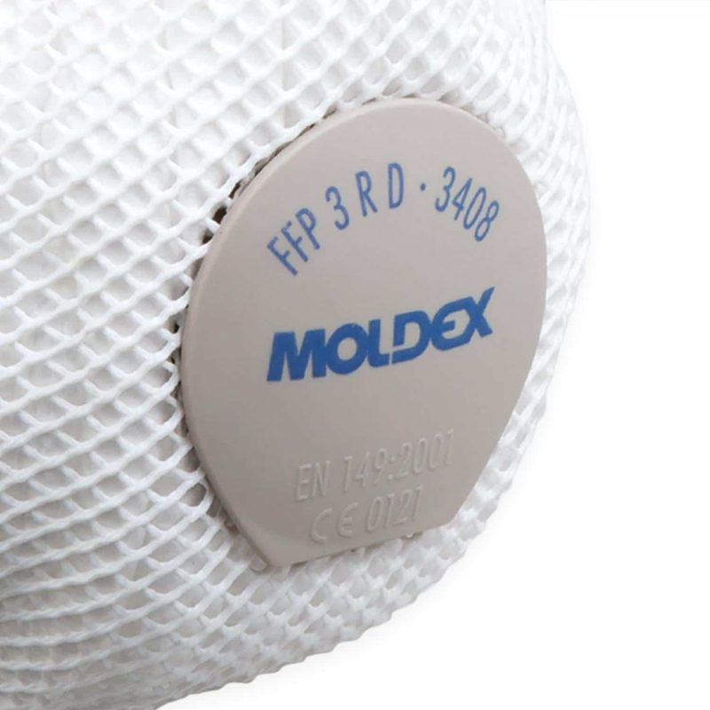 Moldex FFP3 Maske Air Plus Pro Valve mit Dichtlippe und Klimaventil R D - 5er Box – Bild 2